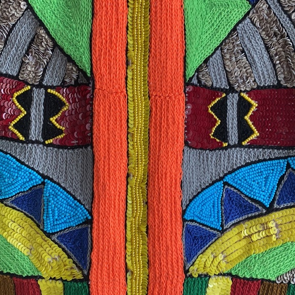 NWT PIA PAURO INDIA BEADED DRESS - Picture 4 of 12